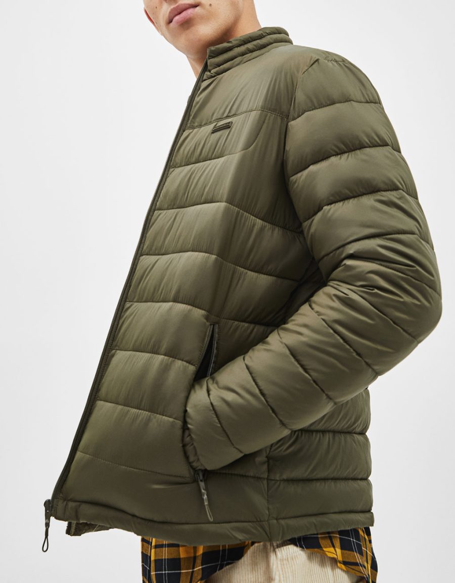 Khaki puffer jacket - Hình ảnh 5