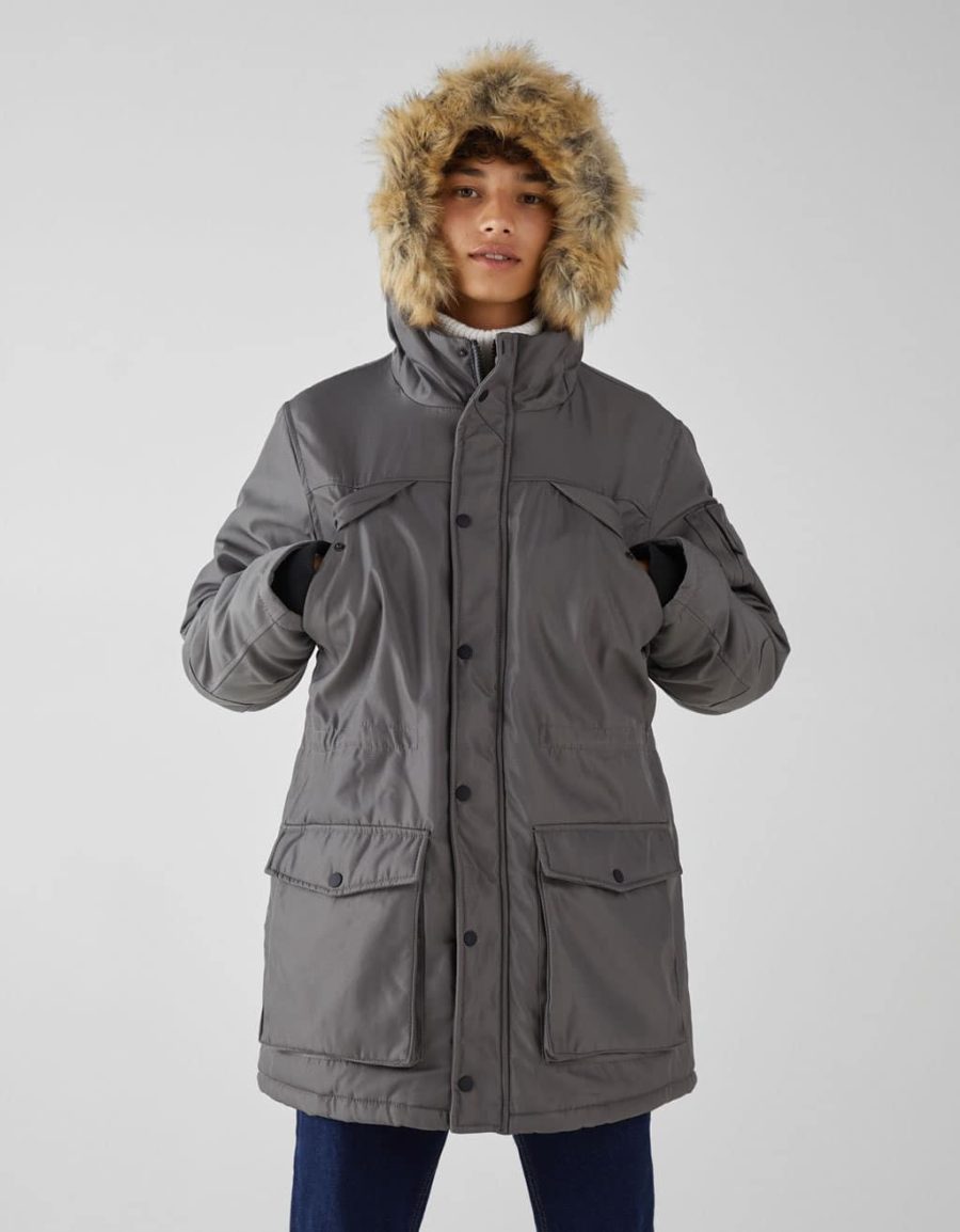 Parka with hood - Hình ảnh 2