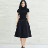 Babytee áo thun ôm nữ LINHDINH Studio màu đen xám ảnh 1