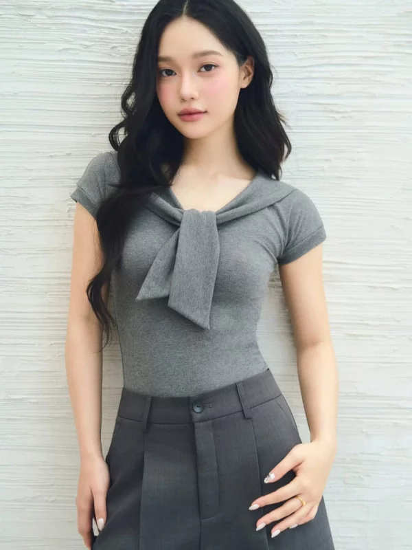 Easy Short quần short nữ LINHDINH Studio màu đen xám ảnh 2