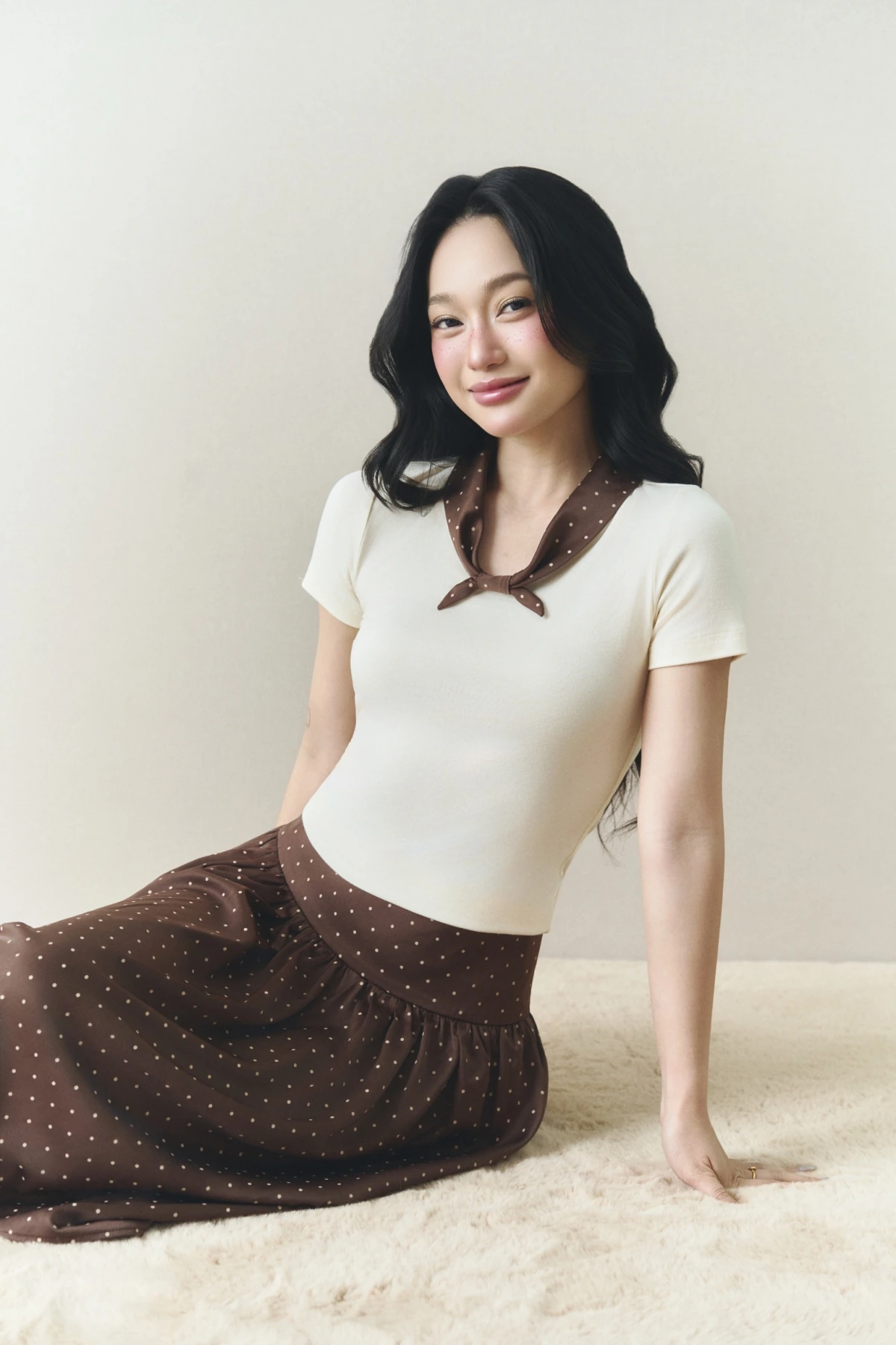 Nora Top LINHDINH Studio form ôm nhẹ tôn dáng