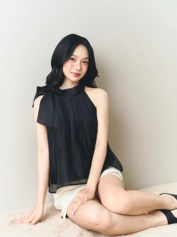 Áo yếm nơ nữ Soleil Bow Halter LINHDINH Studio